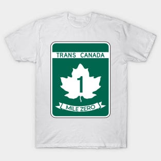 Mile Zero Trans Canada Highway T-Shirt